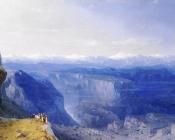 高加索山脉 - 伊凡·康斯坦丁诺维奇·艾瓦佐夫斯基